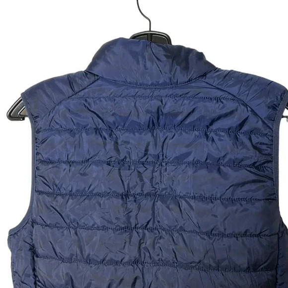 Pearly Vine puffer vest ,women Small.Blue,pink straight ribbon,tassel,Maggie May - Picture 5 of 16